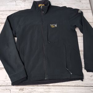 Mountain Hardwear Black Softshell Jacket Men Size Large